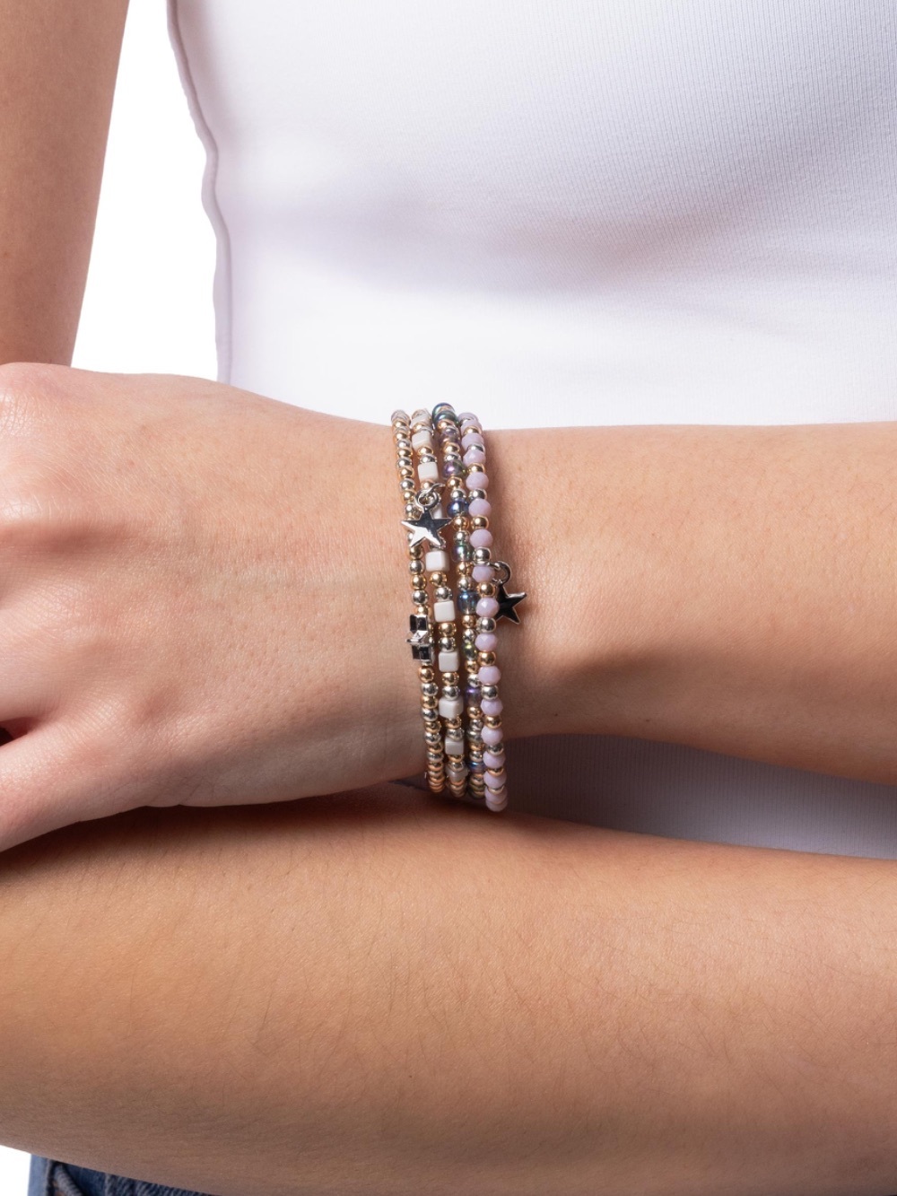 NWT Stellar Stack Purple Bracelet(Last One)